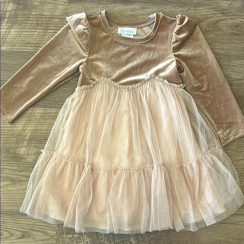 Girls Velvet Dress